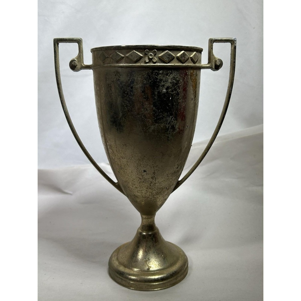 Vintage Brass Loving Cup Trophy General Classics Inc Chicago 8" Tall Decor